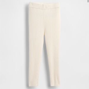 Baby GAP Toddler Kids Girls Cash Soft Ribbed Knit Sweater Leggings 3T NWT White